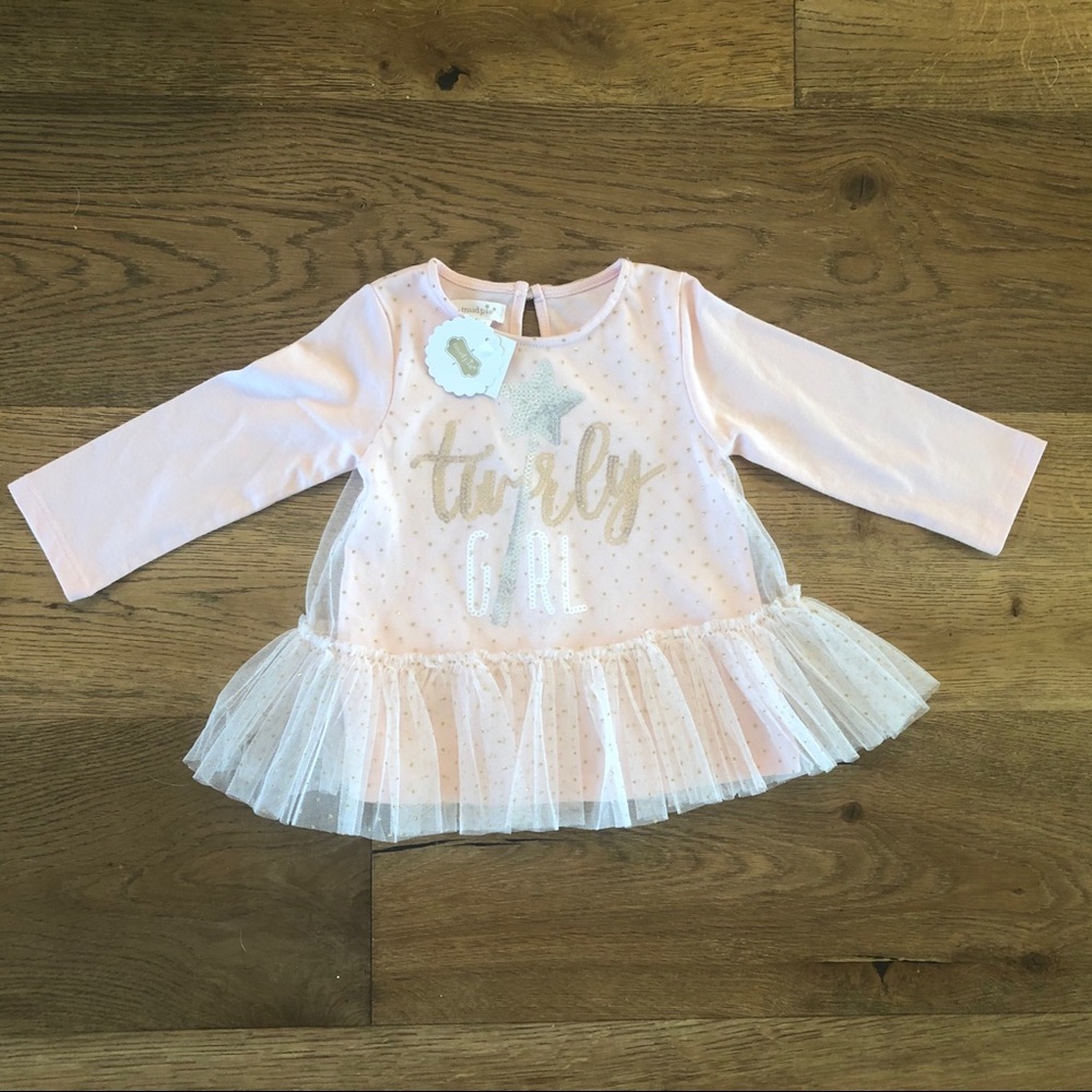 Nwt mud pie top 9-12 months